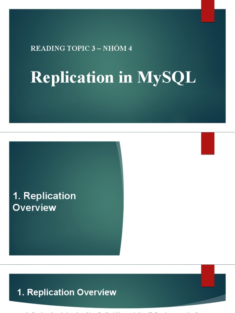 Replication in MySQL | PDF