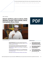 Ataturk Jadi Nama Jalan Di Jakarta, Habib Abubakar Assegaf - Tokoh Sekuler, Liberal, Islamophobia Nomer Wahid - Seputar Tangsel