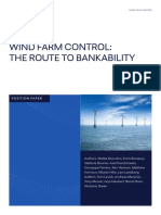 Wind farm control: The route to bankability