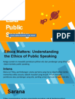 Etika Public Speaking