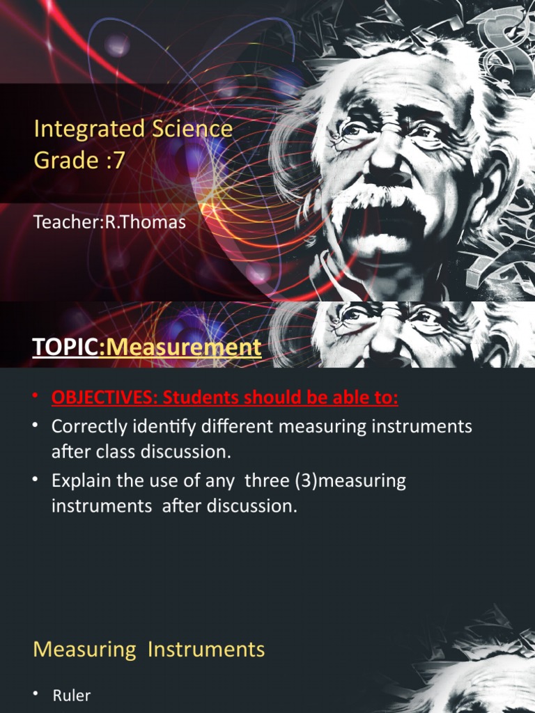 Measurement Instruments for Grade 7 | PDF | Science & Mathematics
