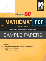 Class 10 Mathematics Super 20 Sample Papers