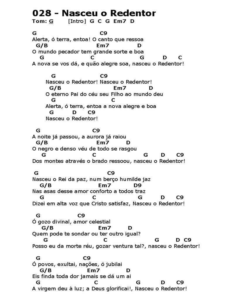 Letra e Cifras de 