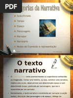 Estrutura da  narrativa