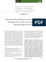 Racial and Ethnic Differences in Extended Family, Friendship, Fictive Kin, and Congregational Informal Support Networks
