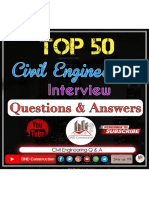 Top 50 Questions Civil Engineering DND Construction