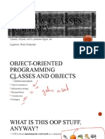 1.1 Object & Classes - Summary