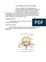 Mouvements Des Articulations Rachis Et Cranorachidiens1