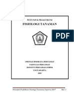 Petunjuk Praktikum Fisiologi 2017