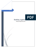 Banking Application: Software Design Document