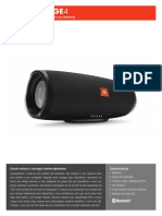 JBL Charge4 Spec Sheet Portuguese (Brazil)