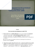 Aspecte Privind Consumerismul de Lux Din Țara Românească Secolul XVIII-început de Sec. XIX Veșmânt, Podoabe, Articole Mobilier