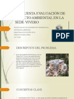 Evaluación impacto ambiental sede Vivero