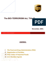 Bio Terrorism Seminar