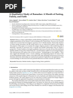 A Qualitative Study of Ramadan A Month of Fasting