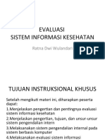 Evaluasi Sistem Informasi
