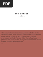 Bru Coffee Guideline