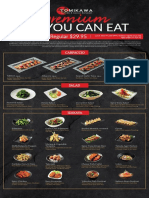 ALL-YOU-CAN-EAT SUSHI LUNCH $25.95