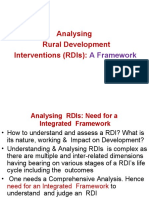 Analysing Rural Development Interventions (Rdis) :: A Framework