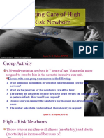 MOD 1 PED Nursing Care of High Risk Newborn (1)