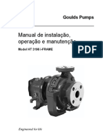 Bomba ITT Goulds Pumps HT3196 - i-FRAME - IOM - PortugeseBrazil