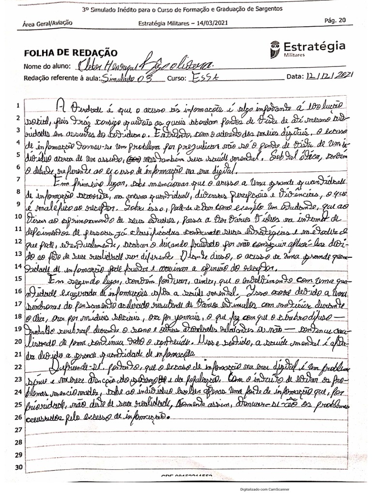 Redação Esa | PDF