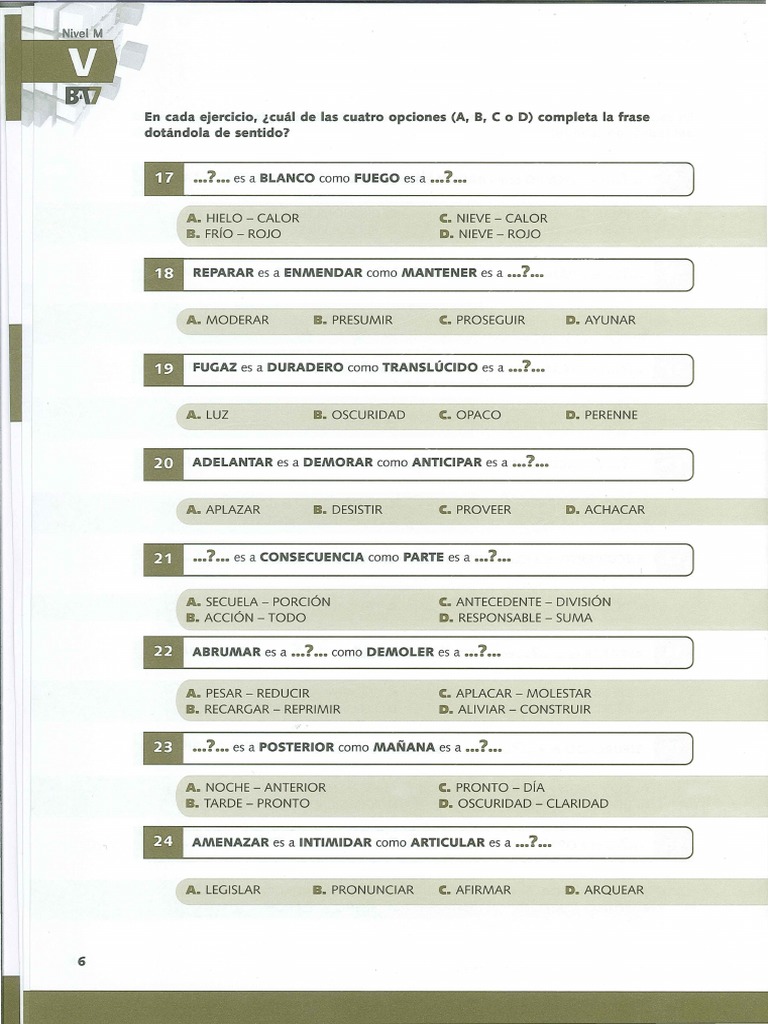 5 - BAT 7 - Nivel M | PDF