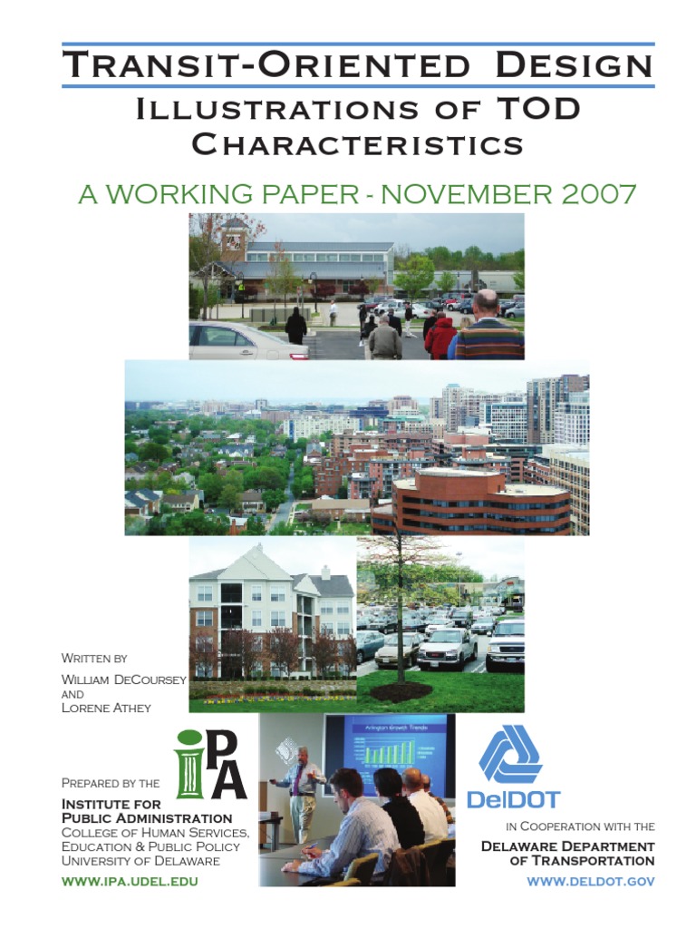 TOD Characteristics and Implementation Guide | PDF | Public Transport ...