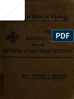 Jackson. The Apostolic Fathers And, The Fathers of The Third Century. 1882.