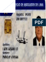 Carnet de Abogado de Lima-2021-2