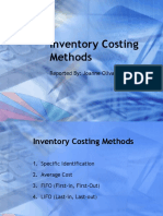 Inventory Costing Methods: Reported By: Joanne Oliva