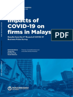 Impacts of COID 19 On Firms in Malaysia Results From The 2nd Round of COVID 19 Business Pulse Survey