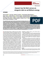Effect of A Plant-Based, Low-Fat Diet Versus An Animal-Based, Ketogenic Diet On Ad Libitum Energy Intake