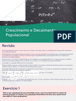 Crescimento e Decaimento