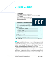 AG 5 110 Flux Poussés - MRP Et DRP ; 2000