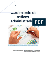 Unidad 5. Recurso 3. Texto. Rendimiento de activos administrados