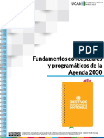 Fundamentos Conceptuales y Programáticos de La Agenda 2030