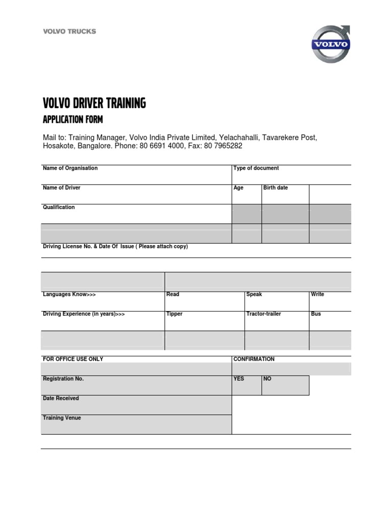 Volvo Bus Driver Training Application | PDF