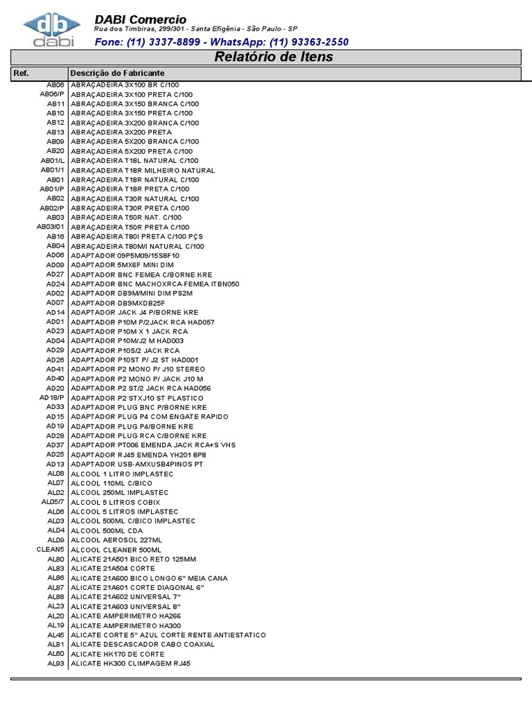 Lista Site - 110320 | PDF | Cor