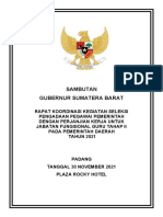 Sambutan Gubernur Sumbar Pppk-Ii