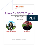 (Band 6.5 To 9) - Ideas For IELTS Topics - IELTS Simon