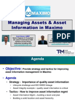 Managing Assets and Asset Information in Maximo TRM