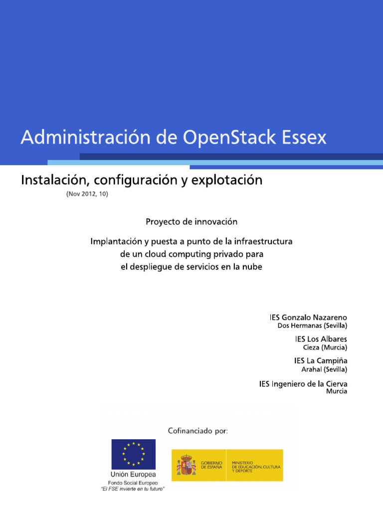 BK Admin Openstack | PDF | Pila abierta | Plataforma como servicio