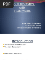 Download Group Dynamics and Team Work by Priyanka Bansal SN54826441 doc pdf