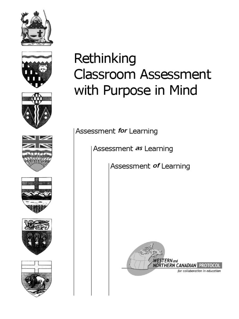 Rethinking Classroom Assessment With Purpose in Mind | PDF ...