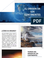 El Origen de Los Continentes