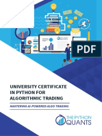 University Certificate in Python For Algorithmic Trading: Mastering Ai-Powered Algo Trading