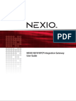 NEXIO NX1010FCP Integration Gateway User Guide