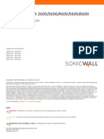 Sonicwall™ Nsa 2600/3600/4600/5600/6600: Getting Started Guide