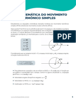 2100-2 - Movimento Harmônico Simples - Cinemática Do MHS